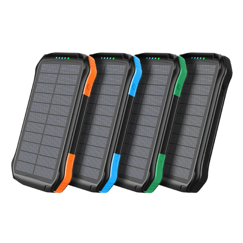 

16000mAh Solar Power Bank 10W Qi Wireless Charger For iPhone 11 pro Samsung PD 18W Fast Charging Powerbank USB Type C Poverbank