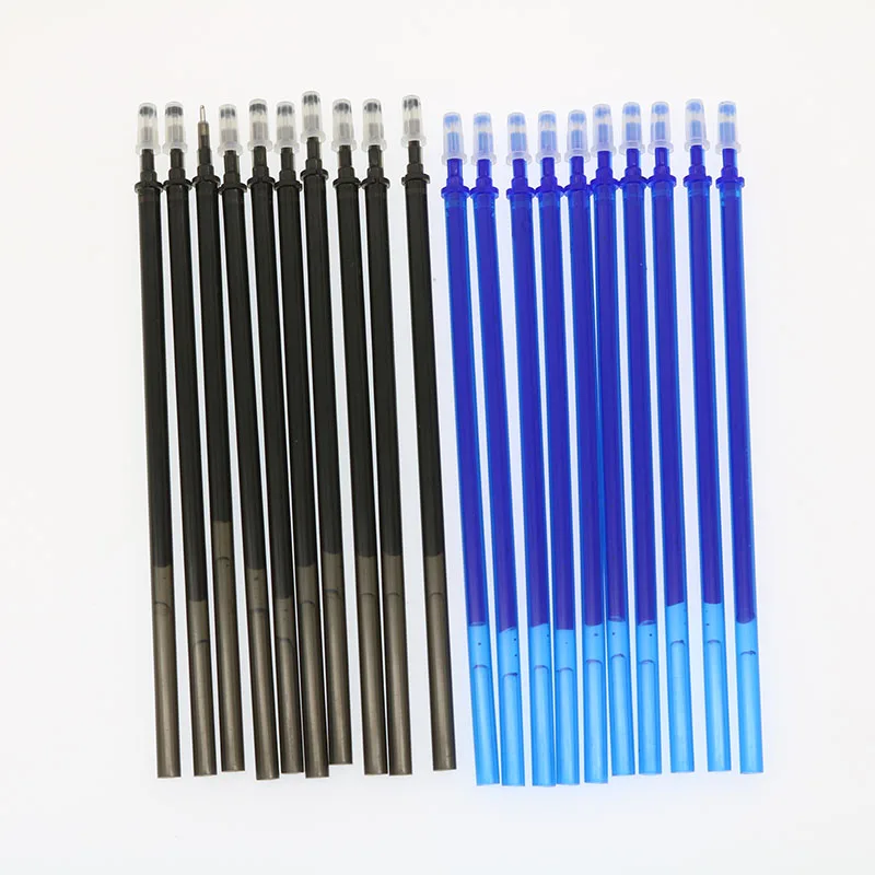 Стираемая волшебная ручка черные/синие/темно синие/красные чернила запасные