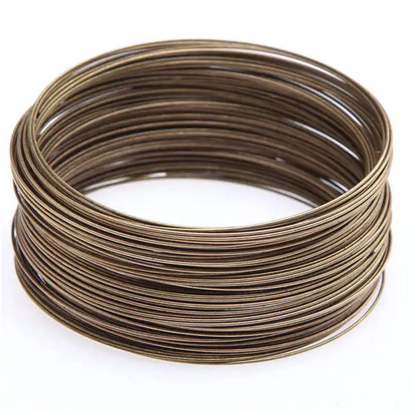 Модные женские аксессуары 55/60 мм 100 шт Серебряный/золотой цвет браслет из