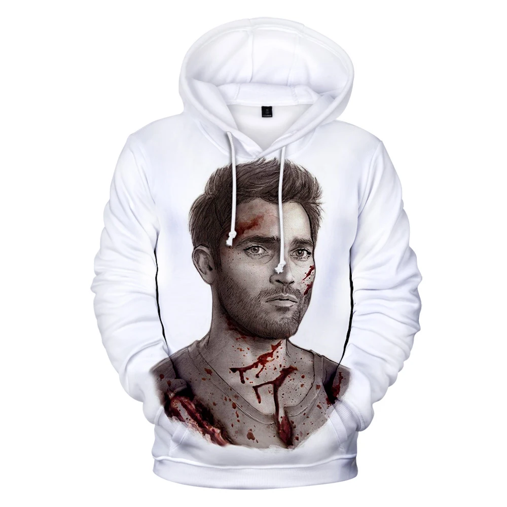 

Popular TV series Teen Wolf 3D Hoodies Men Women Hot Derekhale Print Fashion Boy/Girl personality Harajuku Hoodies Sweatshirts