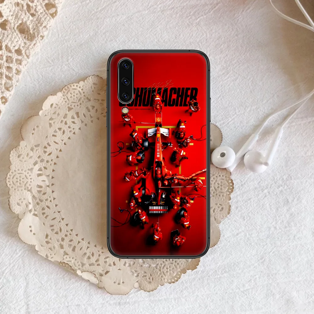 

Michael Schumacher F1 Phone Case Cover For Samsung Galaxy A10 A11 A20 E A21 A30 A40 A41 A50 A51 A70 A71 A81 S 4G 5G black Etui