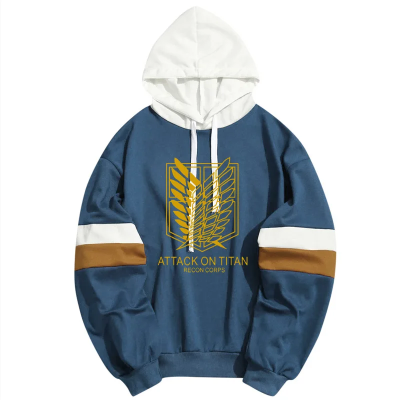 Толстовка унисекс с капюшоном Атака Титанов | Тематическая одежда и униформа