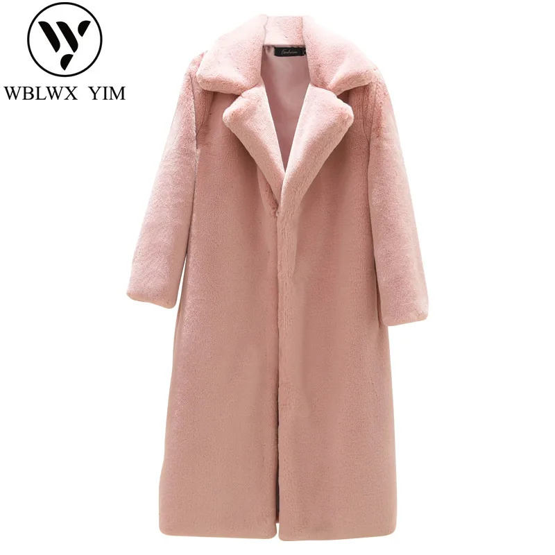 Искусственный мех пальто с мехом Для женщин Новинка зимы норковая меховая