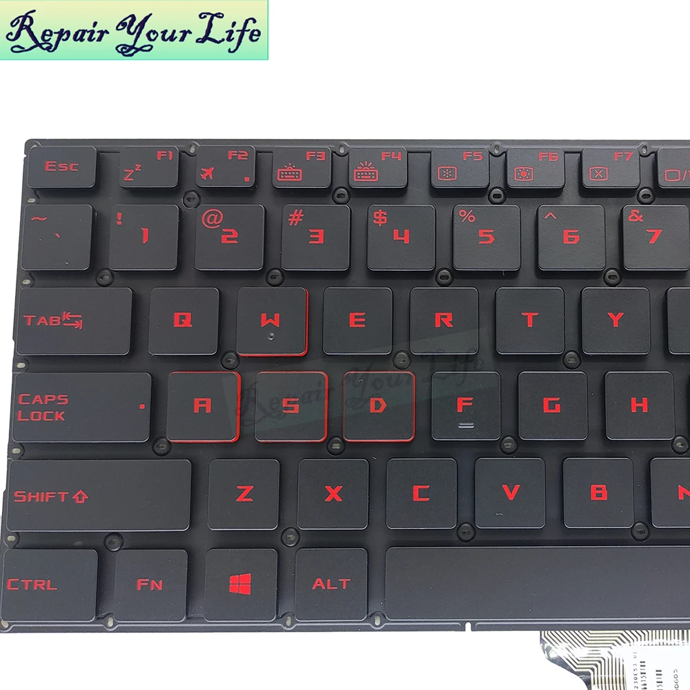 Клавиатура с английской подсветкой для Asus ROG Strix GL702 VM GL702VM GL702VS GL502 VS GL502VM US игровые