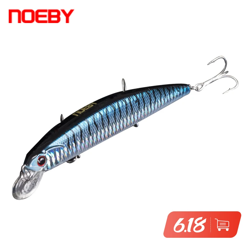 NOEBY плавающий воблер типа Минноу (Wobbler) рыболовная приманка 130 мм 19 5g заброса