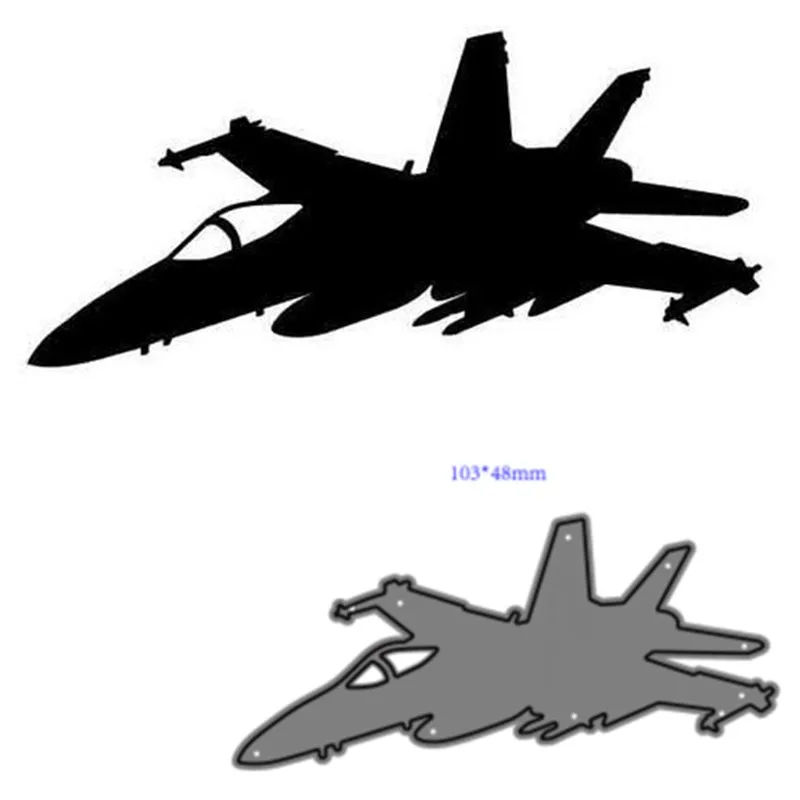 

Metal Cutting Dies Cut Mold fighter Decoration Scrapbook Paper Craft Knife Mould Blade Punch Stencils