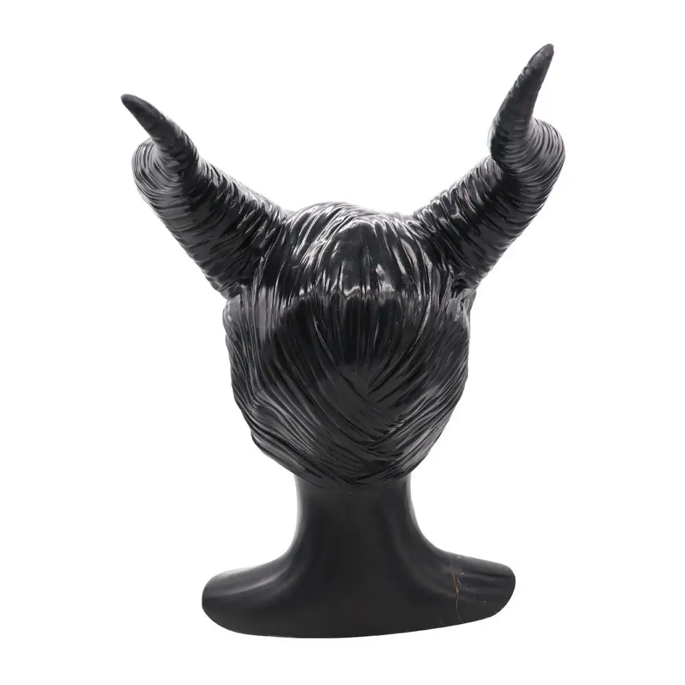 Аниме Maleficent: Mistress of Evil Карнавальная маска Maleficent queen головной убор ПВХ Рог шлем маска вечерние Hallpoween реквизит для костюмов