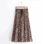 new autumn women skirt ladies boho leopard print high waist sexy vintage women skirts 2022 feminine korean style clothes