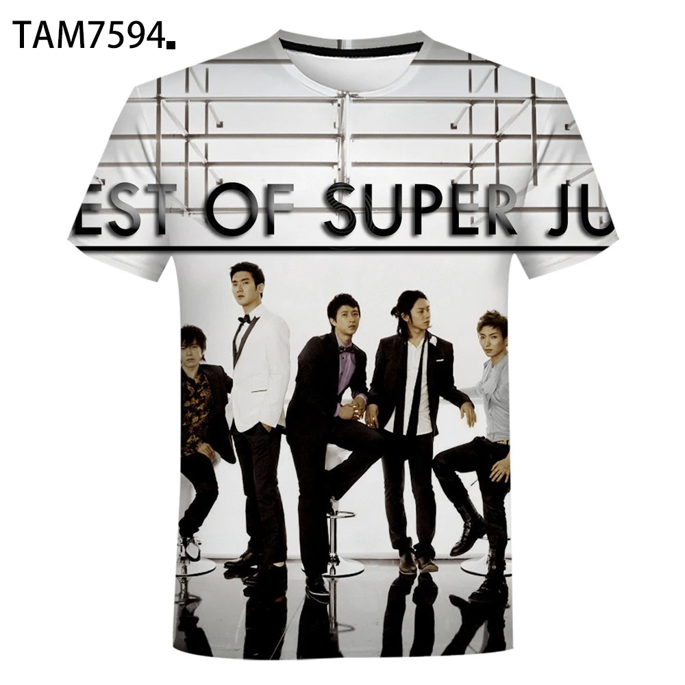 Супердетская летняя новая футболка в уличном стиле для мальчиков и девочек 3D