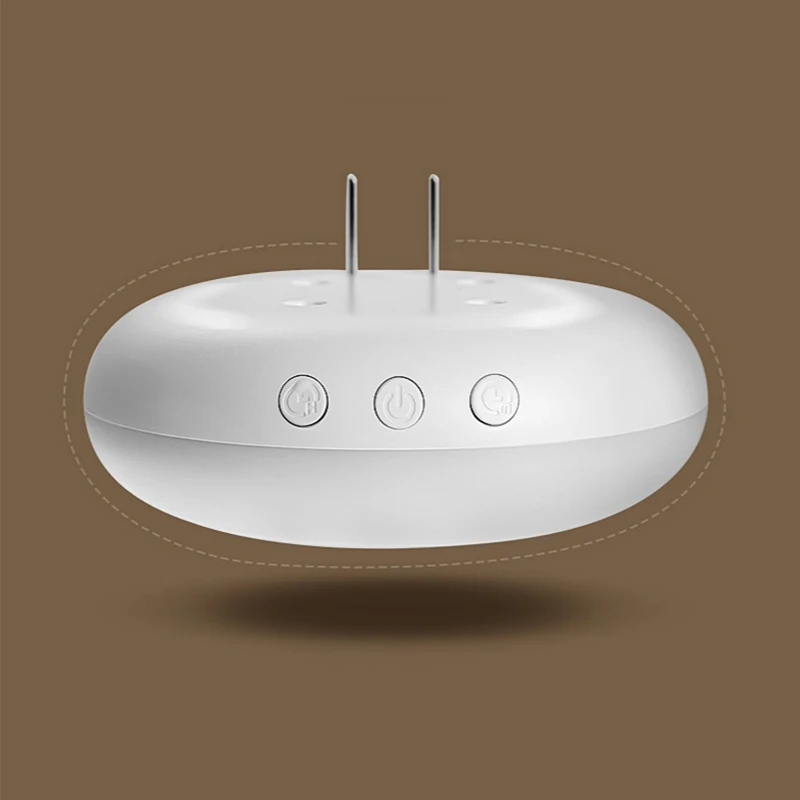 

ROUKEYMI LED Clock Small Night Light Remote Control Newborn Baby's Breast Feeding Eye Protection Bedroom Bedside Plug Wall Lamp