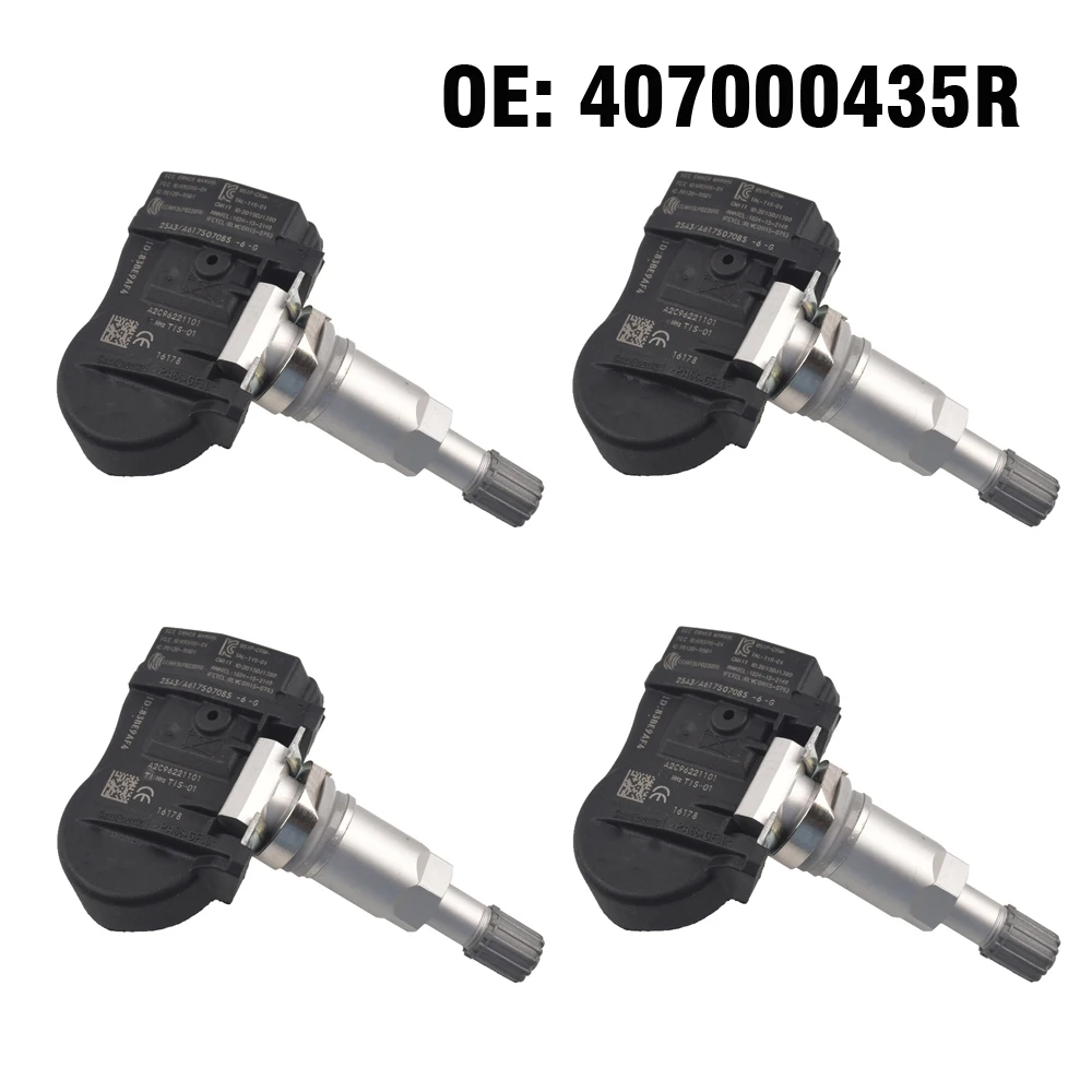 Система контроля давления в шинах TPMS 4 шт. Датчик 433 МГц для Renault Megane III Scenic 3 Лагуна