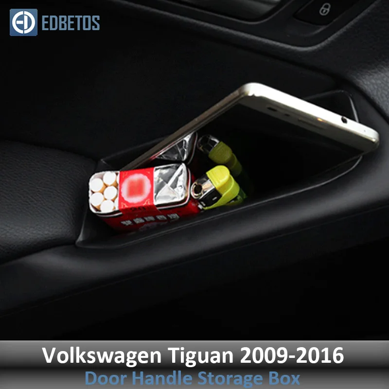 Для Volkswagen Tiguan 2009 2010 2011 2013- дверная ручка подлокотник контейнер держатель лоток коробка для хранения Органайзер аксессуары