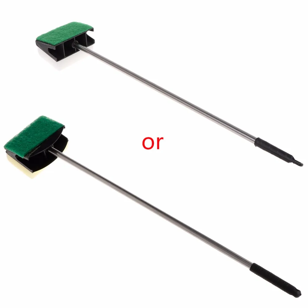 Щетка для очистки двойная губка лица аквариумный стеклянный очиститель от