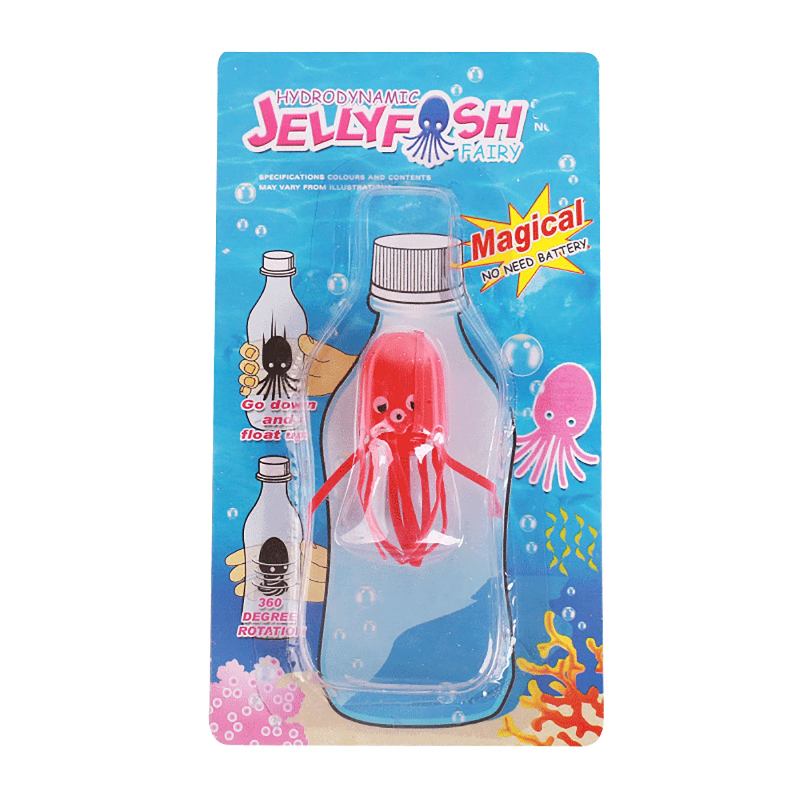 Милый Забавный игрушечный поплавок с Медузой Волшебная улыбка Медуза научная