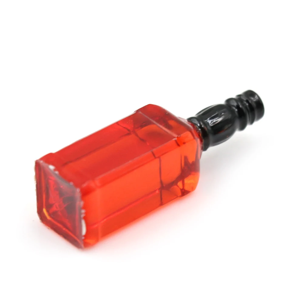 Мини-бутылка Красного вина из смолы имитация напитков модель игрушек для