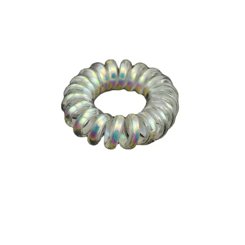 5 штук в наборе Белый AB цветные телефонный провод волосы кольцо десен Вьетнамки с