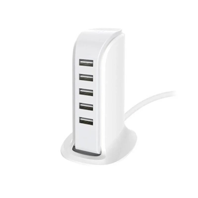 30 Вт Высокое качество 5 портов Мульти USB зарядное устройство концентратор Универсальный мобильный телефон зарядная станция Док-станция настольная настенная домашняя зарядка s