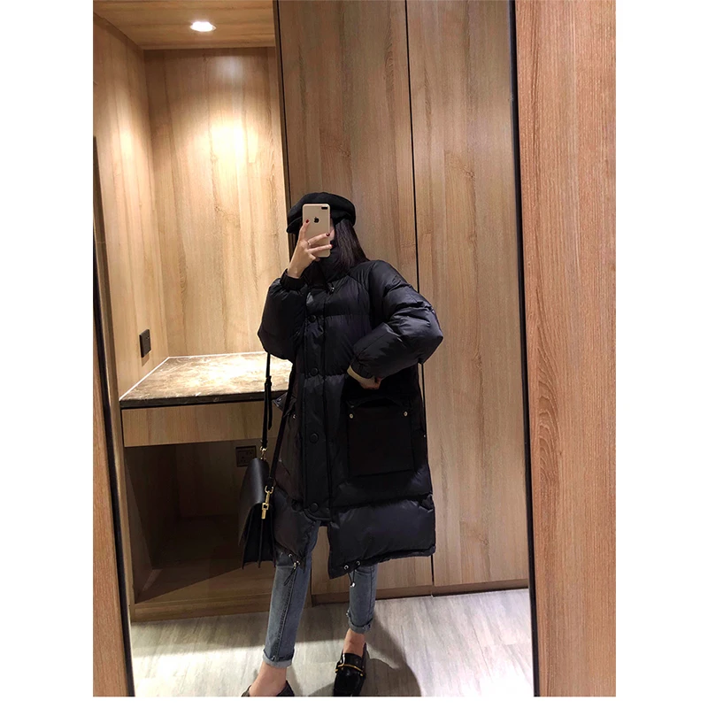 

Winter jackets 2019 Outerwear Coats Female Long Casual Warm puffer jacket Parka branded AA-552