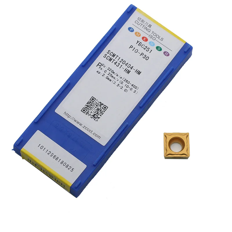 10 шт. SCMT120408 HR SCMT09T304 HM YBC251 YBC252 высококачественные карбидные вставки ЧПУ Токарный станок Поворотная лопасть резак инструмент для стали