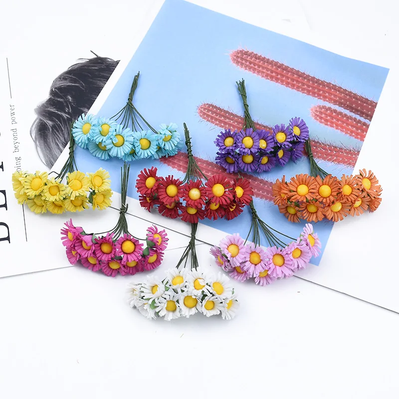 Недорогие искусственные растения шелковые Подсолнухи искусственная гирлянда