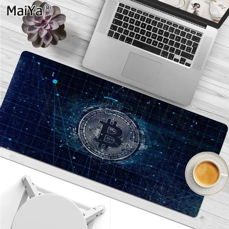 

MaiYa Bitcoin Awesome Cute Office Mice Gamer Soft Mouse Pad Size for CSGO Game Player Desktop PC Computer Laptop