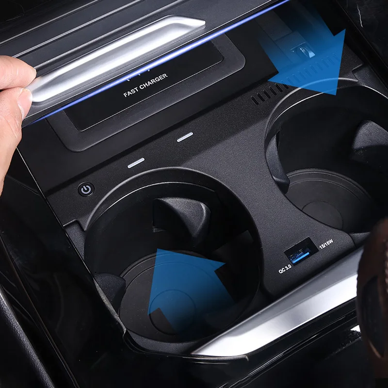 for bmw x3 x4 g01 g02 car phone wireless charger accessories mobile phone automatic charging board g01 g02 usb charger free global shipping