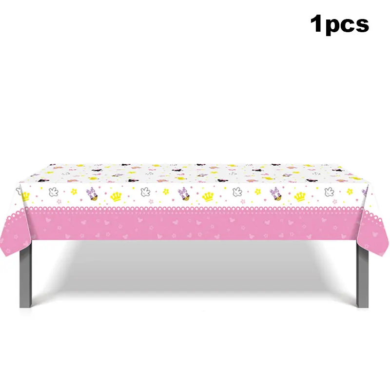 Новая розовая тема Disney минни Мауса детское украшение на день рождения Детская