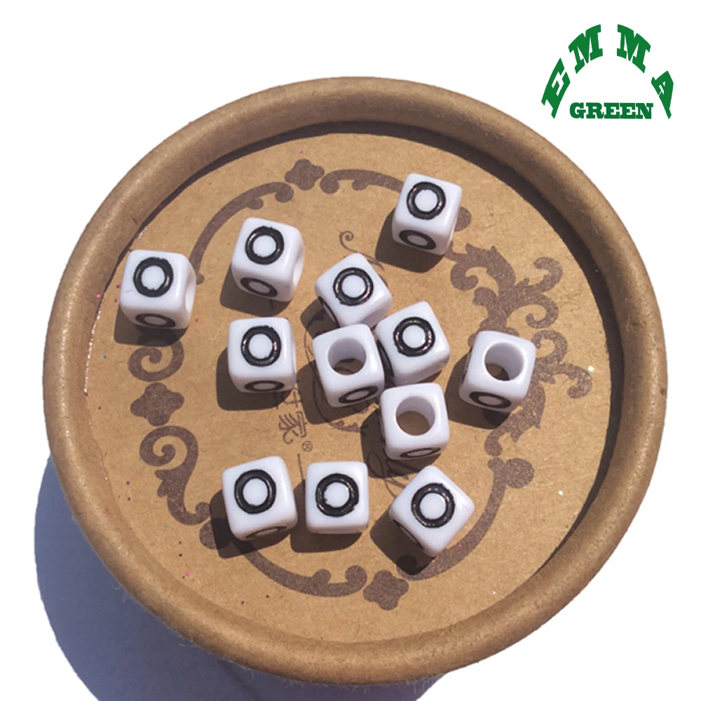 Бусины с буквами для изготовления детских украшений бусины алфавита 7 мм 100 шт.