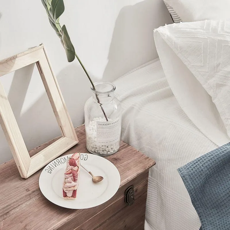 

Diamond pattern White Pink Duvet Cover set 100%Cotton Girls Bedding set Soft Quilt Cover Bed Sheet set Pillowcases Queen King