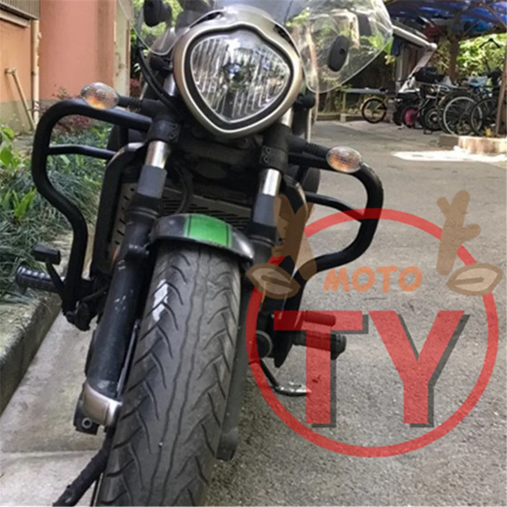 Защитная балка рамка защита двигателя сталь для Kawasaki Vulcan 650 S EN650 S650 2015 2016 2017 VN650