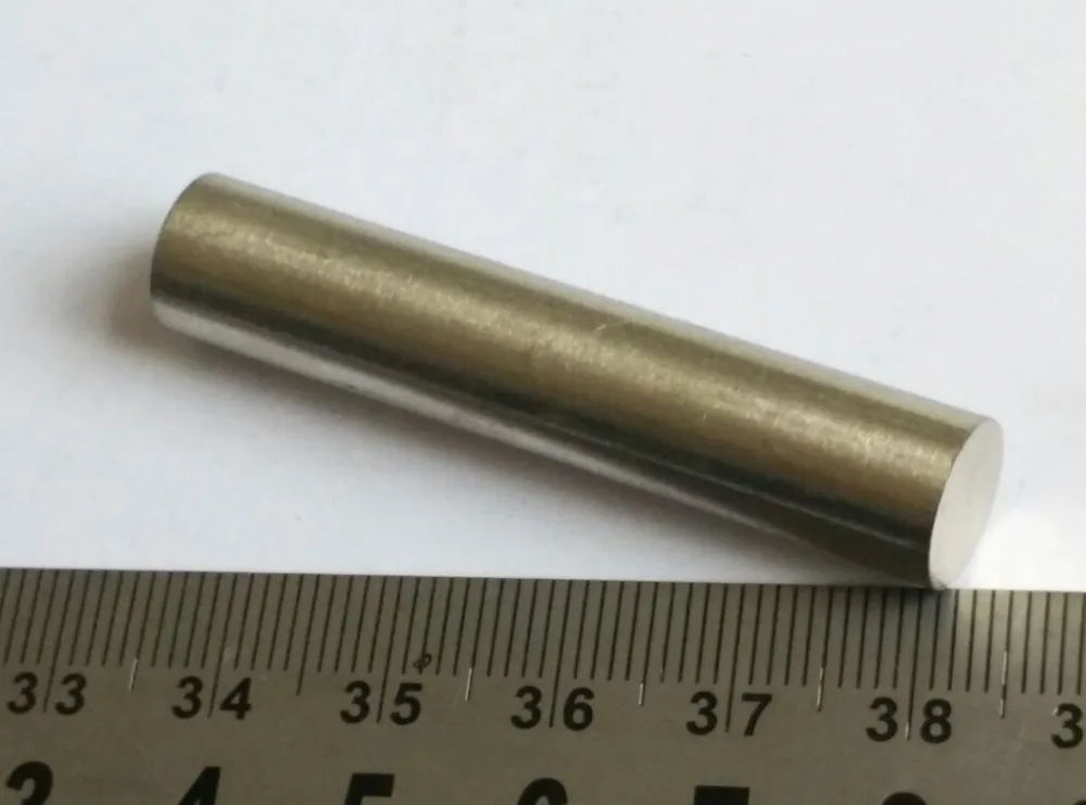 Никелевая металлическая дубинка 10 мм Диаметр x 50 длина | Магнитные материалы