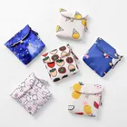 Подгузник для девочек сумка для хранения гигиенических салфеток, холщовые сумки для гигиенических прокладок, сумки для монет, кошельков, органайзер для ювелирных изделий, чехол для кредитных карт