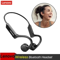 new designed lenovo x4 bone conduction bluetooth earphone sport running waterproof wireless bluetooth headphone