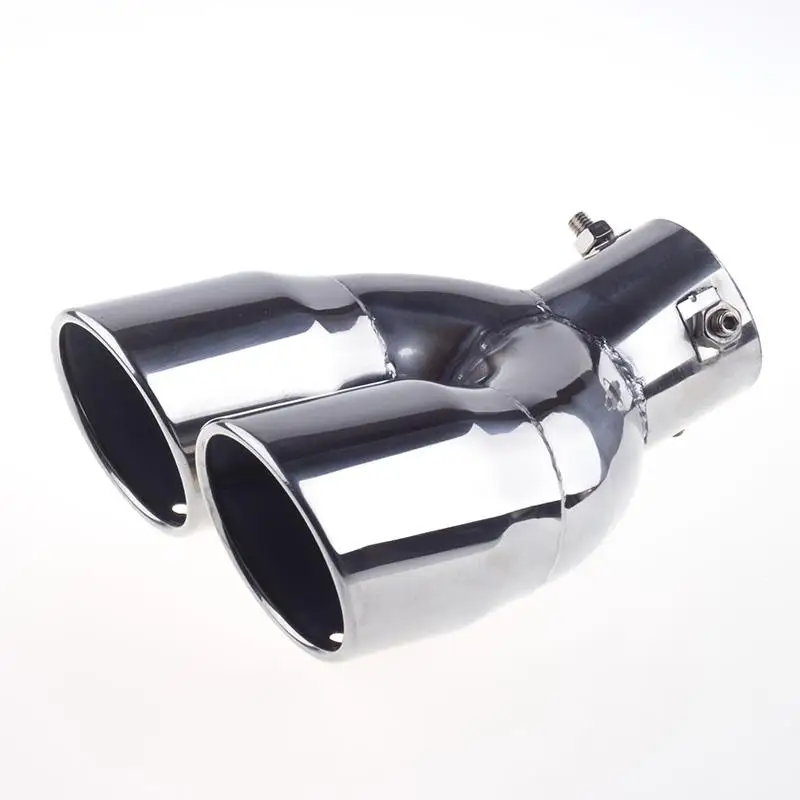

Para Tuning Cola De Escape Uitlaat Sierstuk Terminale Scarico Auto Tail Throat Tip Exhaust Accessories Universal Car Muffler