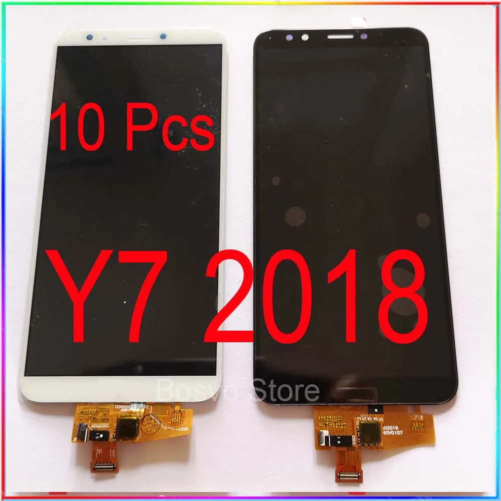 Pantalla LCD para Huawei Y7 2018 Pro 2018 y Y7 Prime 2018, montaje t&aacute;ctil, venta al por mayor, 10 unids/lote-0