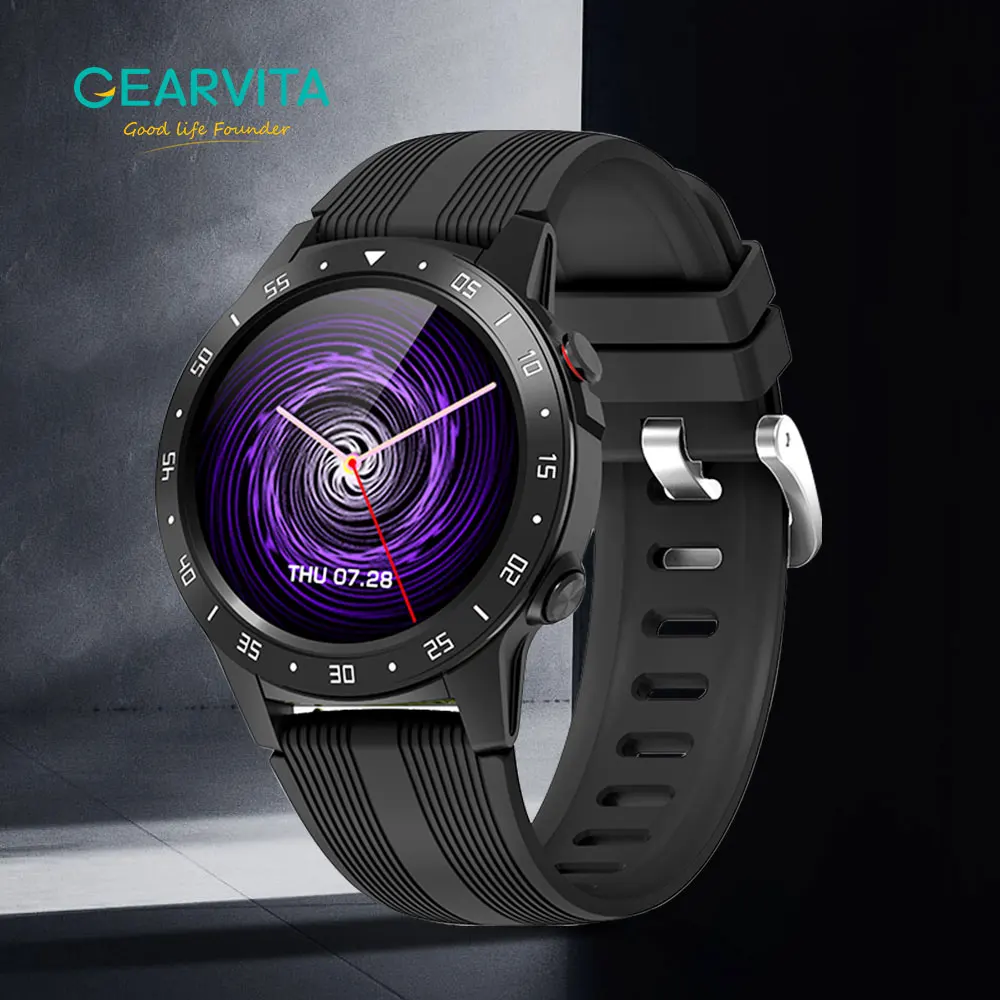 

Gearvita M5 Smart Watch Bluetooth Calling Compass Barometer Altitude Outdoor Smartwatch GPS Smart Watch For Men Women
