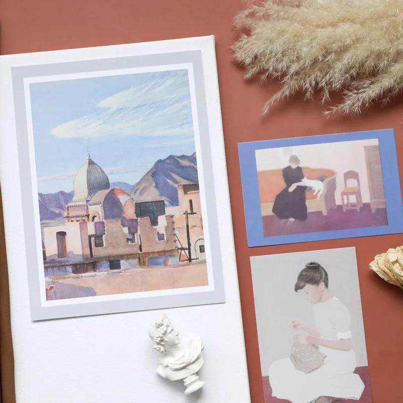 5 листов скандинавские декорации открытка креативная фон декоративная роспись