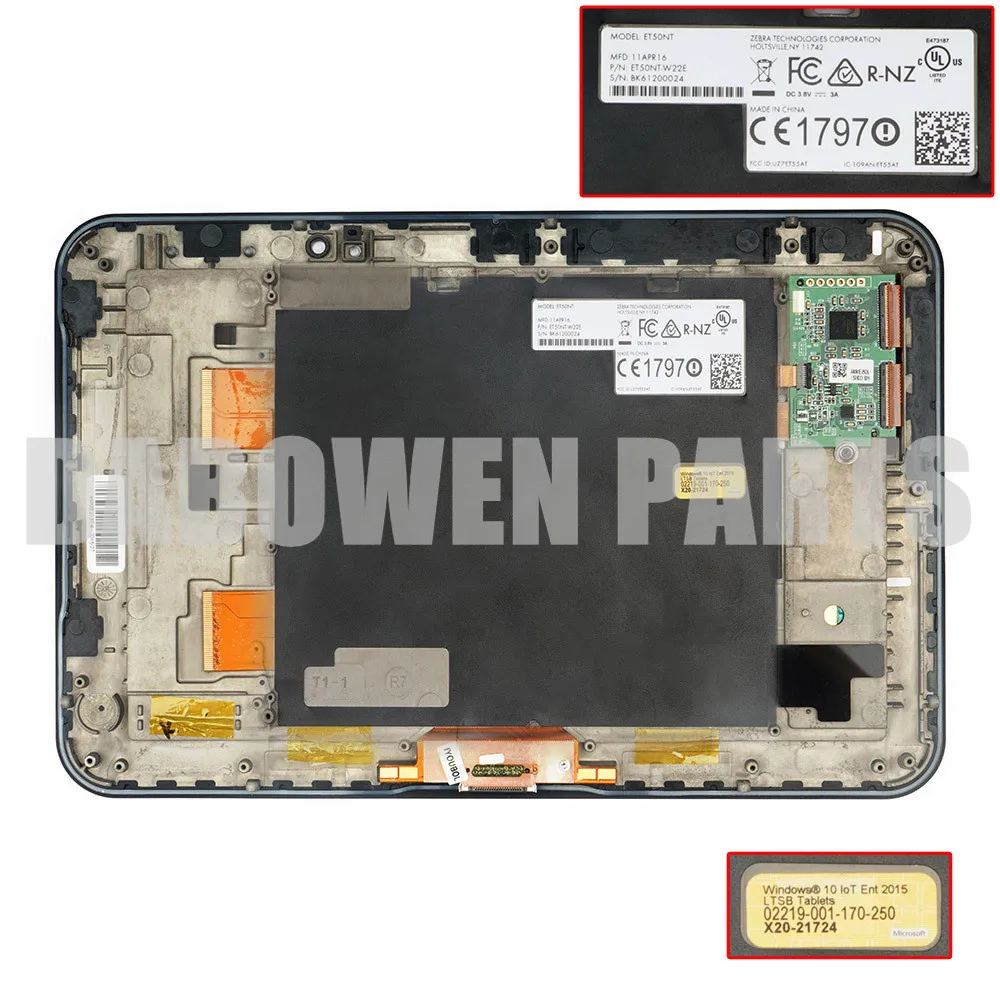 ЖК-модуль с цифрователем сенсорного экрана и передней крышкой для Zebra Symbol Motorola