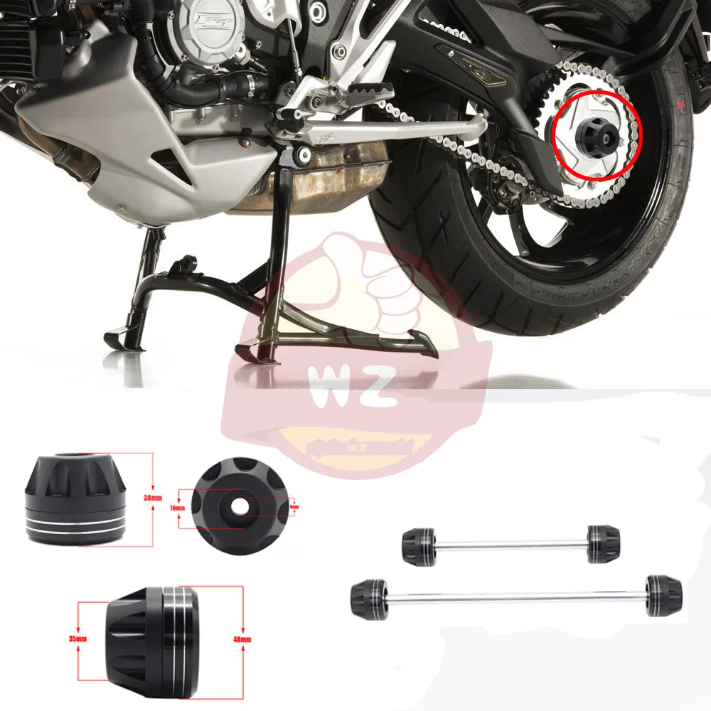 For YAMAHA YZF-R3 YZF-R25 MT-03 MT-25 Motorcycle CNC Rear & Front Axle Fork Accident Sliders Protector
