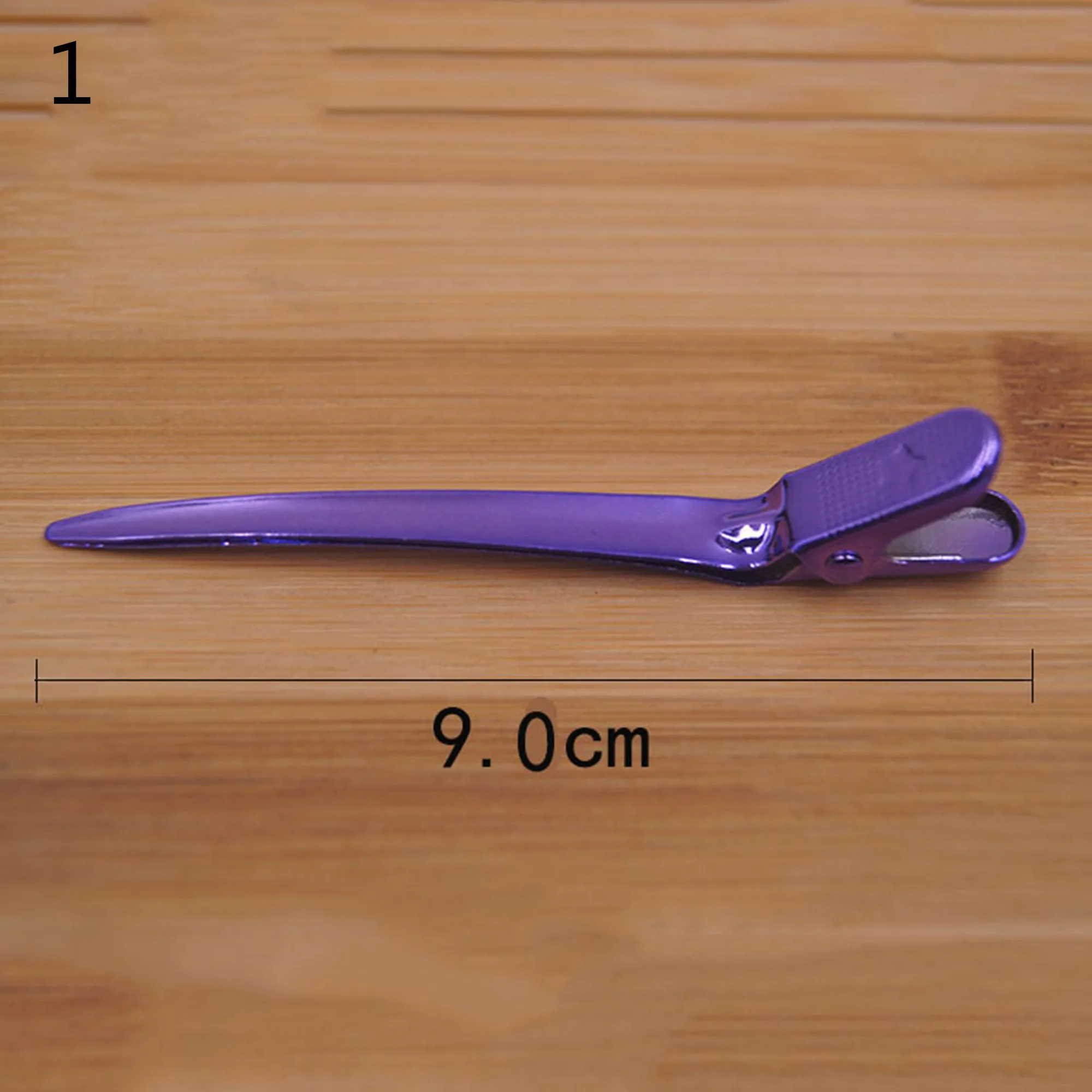 6 шт./лот цветной стальной зажим для парикмахерской разделения a word в форме