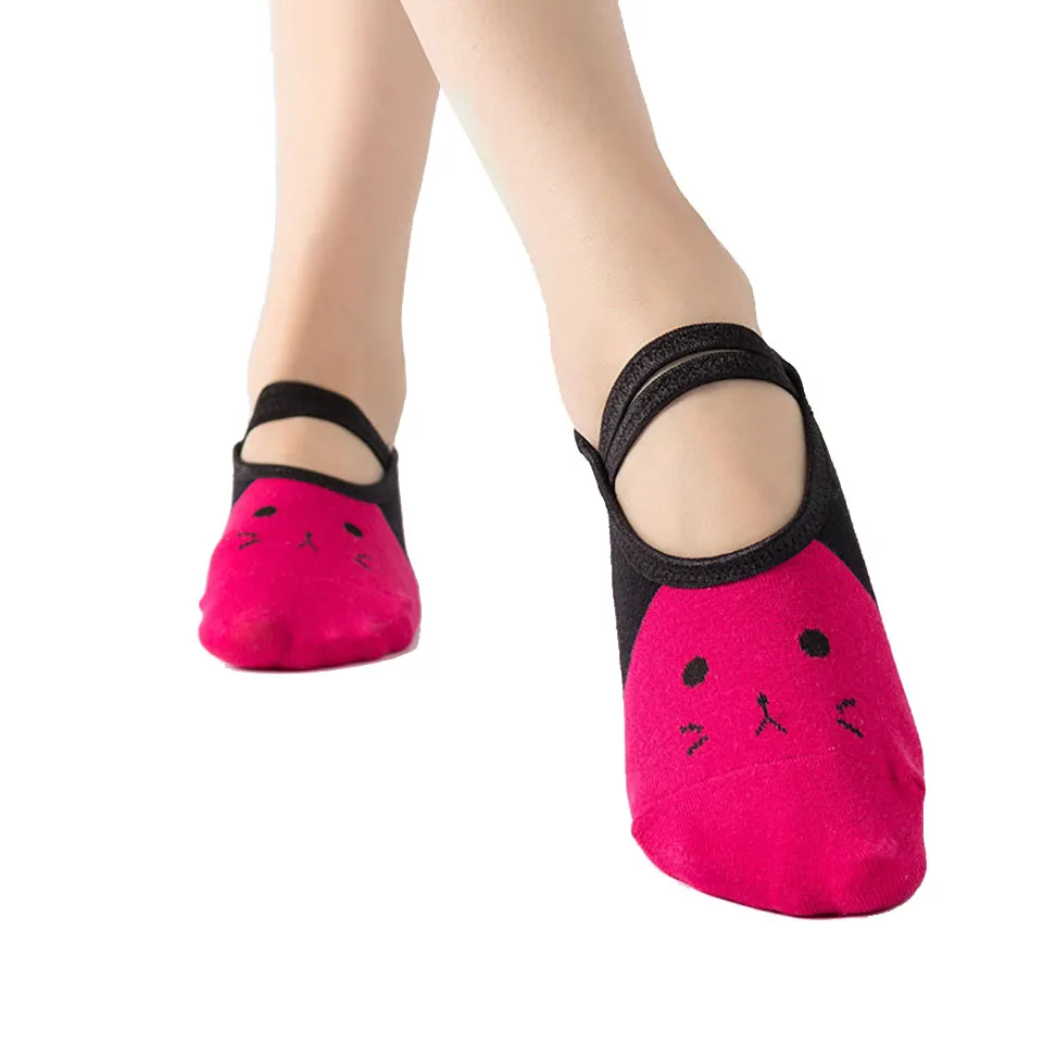 Бандажные носки для йоги женщин нескользящие пола удобные мягкие приятные кожи