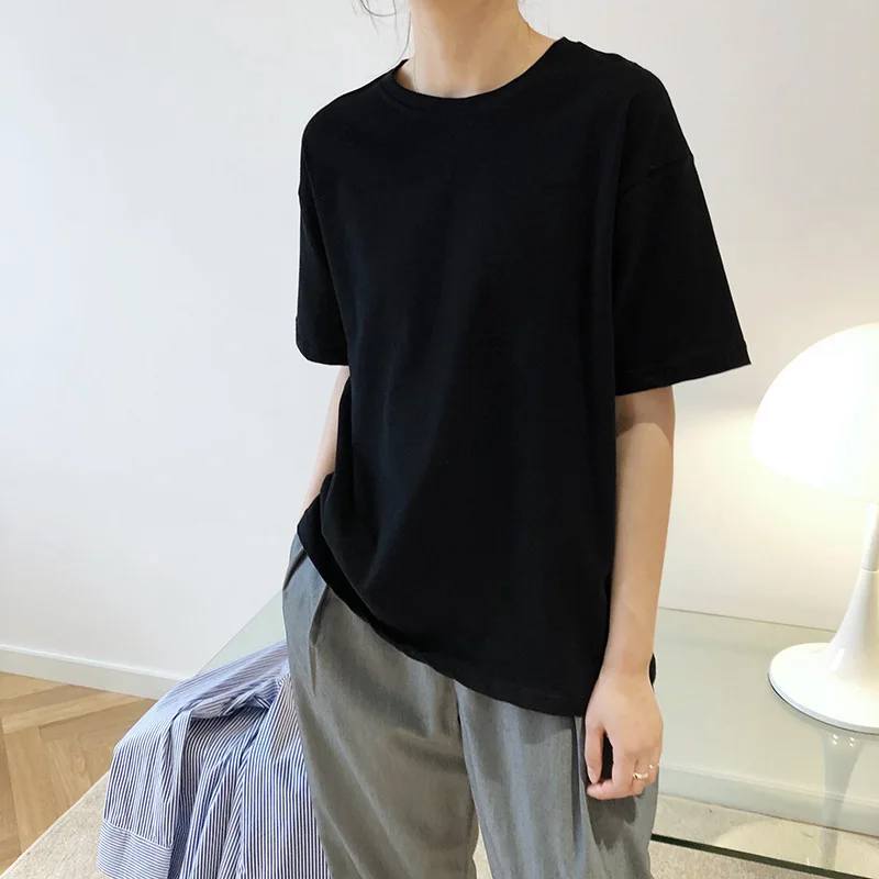 

New Classic quality casual breathable soft summer women's Short Sleeve T-Shirt