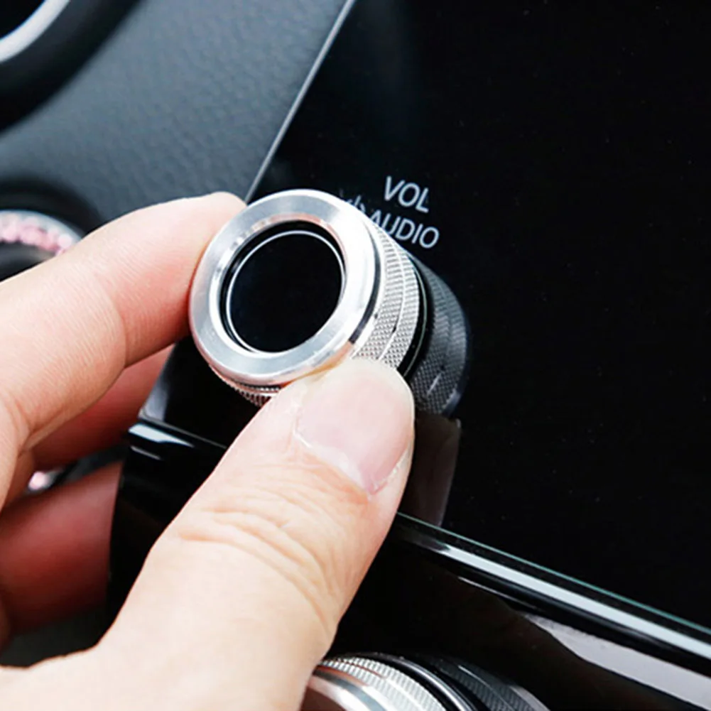 

Alloy Console AC Switch Control Button Trim Fit for Ho*nda CR-V 2017-2020