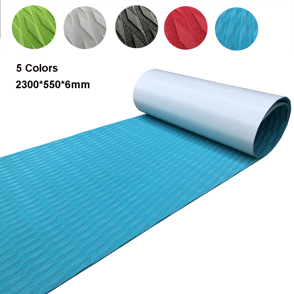 55*230cm Boat Decking Sheet EVA Foam Flooring Pads Accessories Marine Yacht Motorcycle Surfing Traction Grip Tail Vehicle