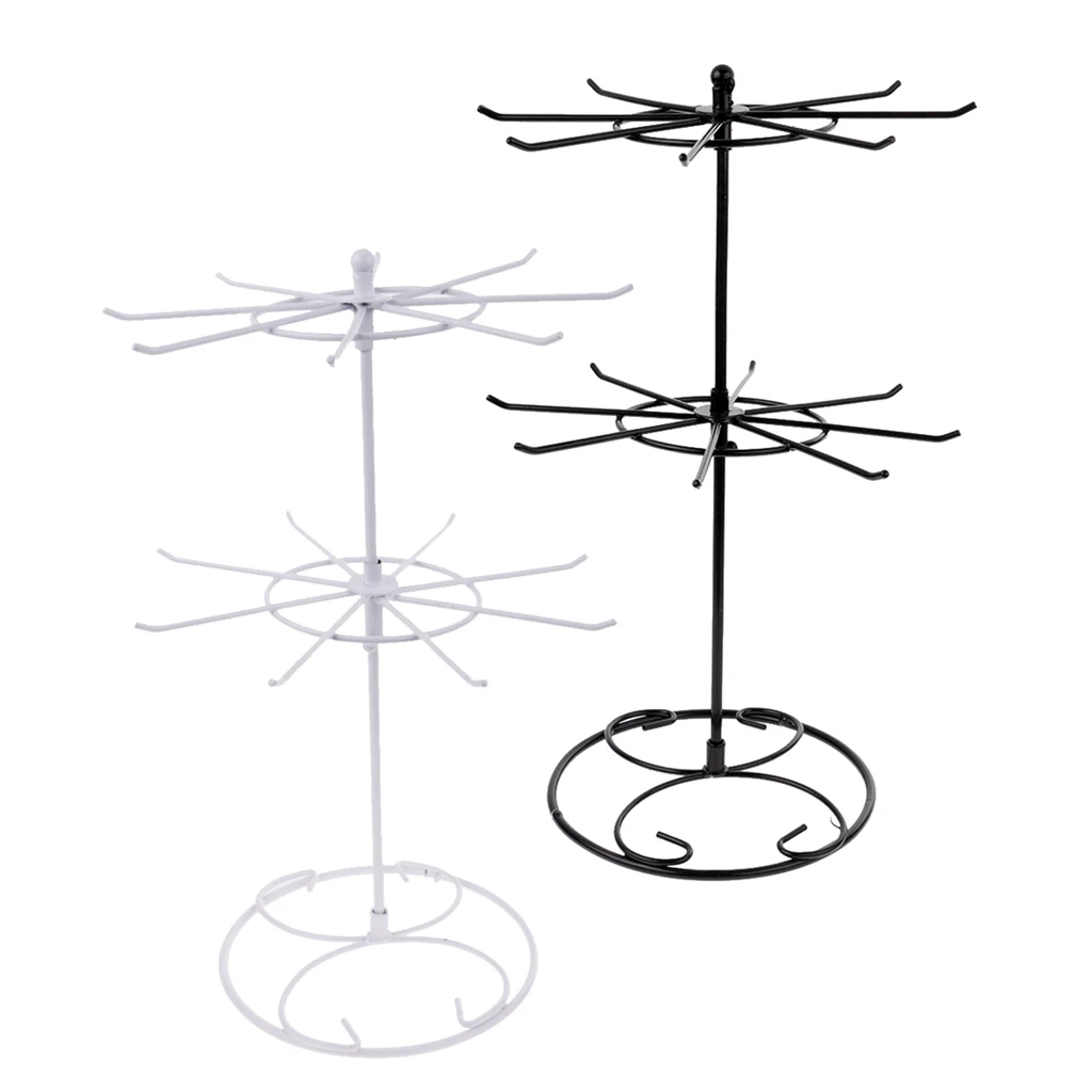 

Iron Jewelry Rotating Hanging Display Organizer Bracelet Necklace Stand Rack