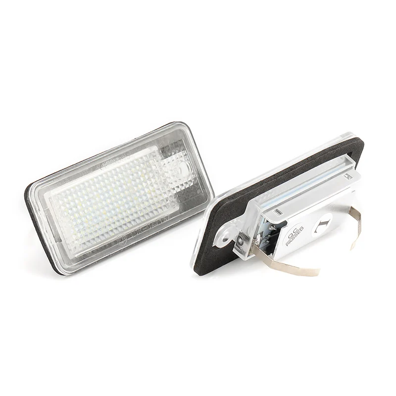 Подсветильник ка для номерного знака Audi светодиодная лампа A3 S3 A4 S4 B6 A6 S6 A8 S8 Q7 12 В 2