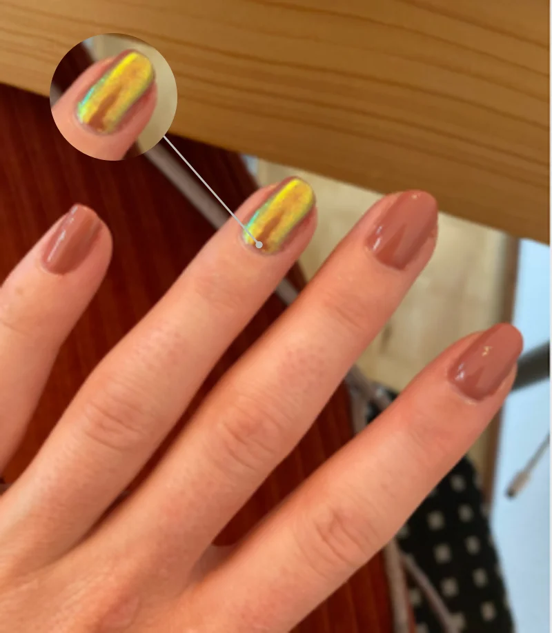 1 баночка хромированный Блестящий светильник дневного света 80 мкм перламутровая