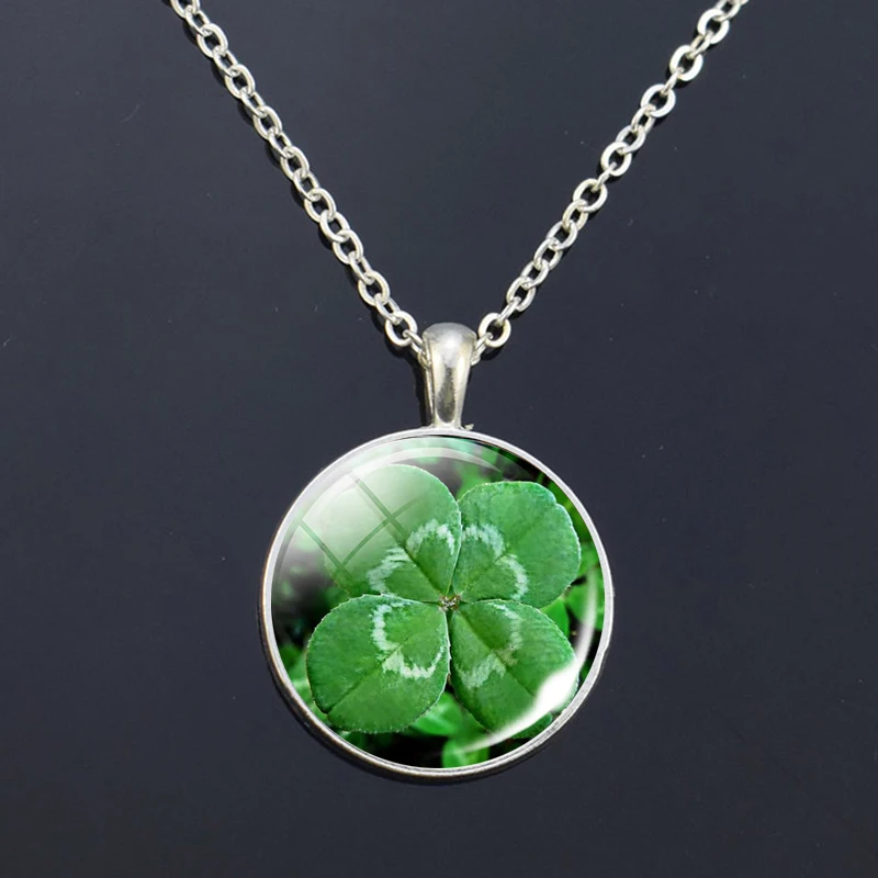 Прямая поставка ожерелье в виде клевера четырехлистный клевер искусство картина