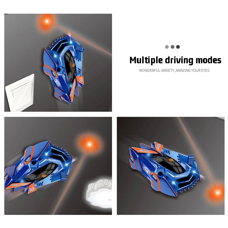 

2020 new light chasing wall climbing car infrared induction wall climbing car electric remote control car toy