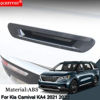 1pcsset car styling car tailgate handle frame covers sequins external sticker auto accessories for kia carnival ka4 2021 2022